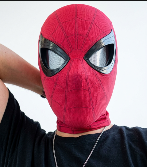 SpiderMask. Version Control remoto Ojos Animados.